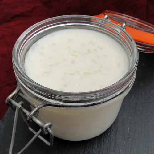 Dessert au konjac façon riz-au-lait